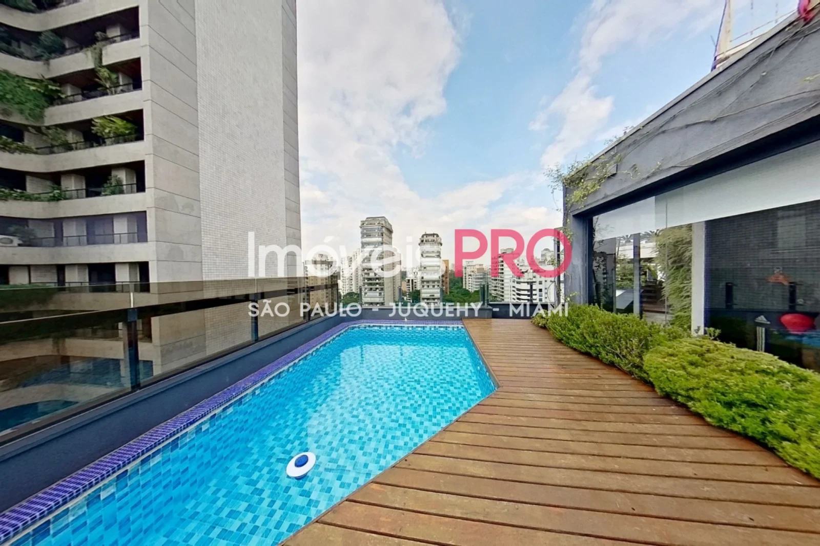 Piscina privativa e terraço da cobertura IP20351 na Vila Nova Conceição
