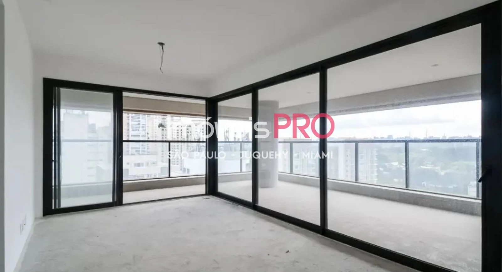 Living integrado à varanda do apartamento IP41265 em Moema