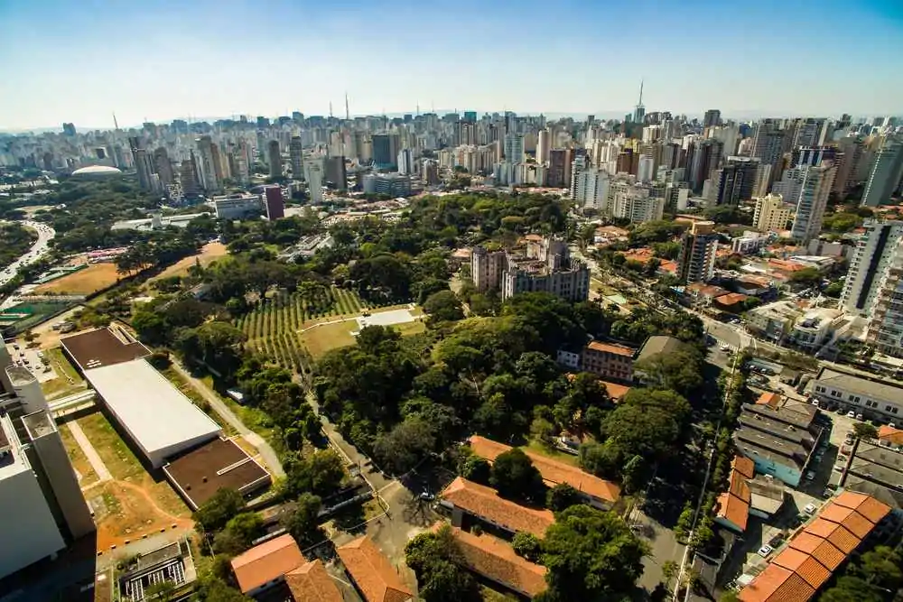 Imagem aérea da Vila Mariana em São Paulo