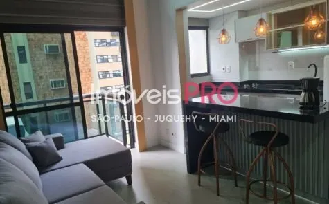 Apartamento para alugar com 1 quarto e 42 m² em Moema Pássaros, São Paulo — foto 1 (Ref. IP26986)