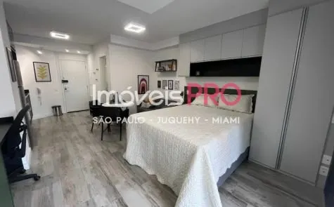 Apartamento para alugar com 1 quarto e 38 m² em Moema, São Paulo — foto 1 (Ref. IP27901)