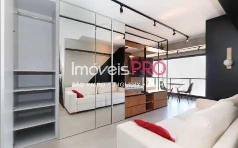 Apartamento para alugar com 1 quarto e 38 m² em Campo Belo, São Paulo — foto 1 (Ref. IP29337)