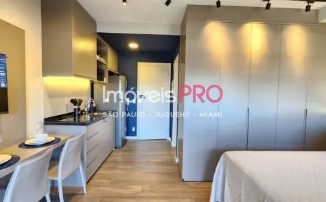 Apartamento à venda com 1 quarto e 27 m², R$ 530 mil em Brooklin, São Paulo — foto 1 (Ref. IP29580)