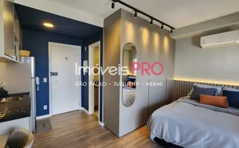 Apartamento à venda com 1 quarto e 27 m², R$ 550 mil em Brooklin, São Paulo — foto 1 (Ref. IP29591)