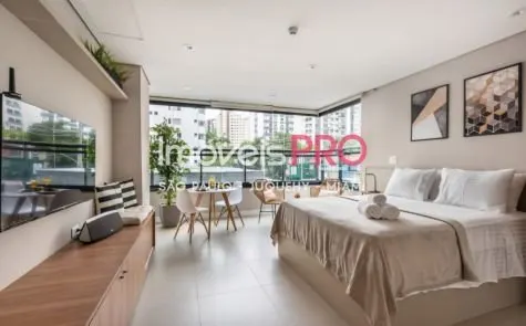 Apartamento à venda com 1 quarto e 34 m² em Moema, São Paulo — foto 1 (Ref. IP30801)