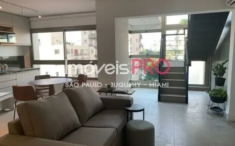 Cobertura para alugar com 1 quarto e 85 m² em Jardim Paulista, São Paulo — foto 1 (Ref. IP30976)