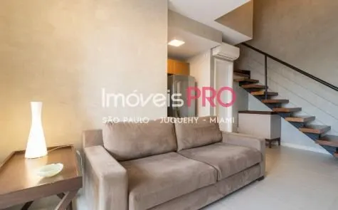Apartamento para alugar com 1 quarto e 58 m² em Pinheiros, São Paulo — foto 1 (Ref. IP32074)