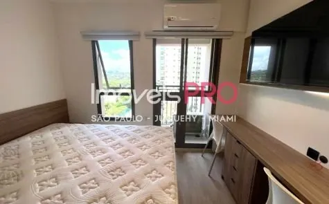 Apartamento para alugar com 1 quarto e 26 m², R$ 3.000/mês em Brooklin, São Paulo — foto 1 (Ref. IP32260)