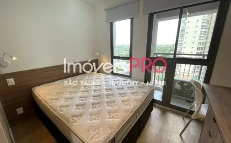 Apartamento à venda com 1 quarto e 26 m², R$ 480 mil em Brooklin, São Paulo — foto 1 (Ref. IP32261)
