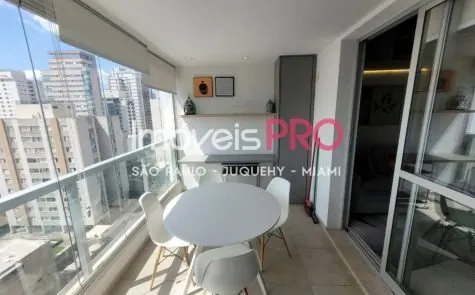 Apartamento à venda com 1 quarto e 37 m² em Moema, São Paulo — foto 1 (Ref. IP33335)