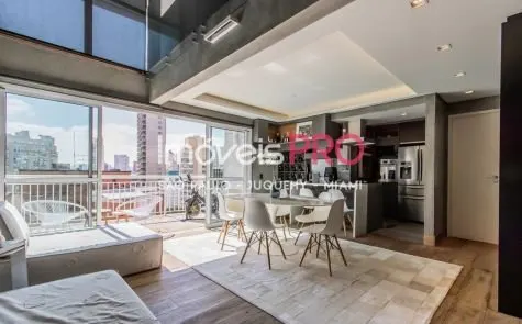 Apartamento para alugar com 1 quarto e 103 m² em Moema, São Paulo — foto 1 (Ref. IP34661)