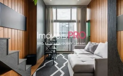 Apartamento à venda com 1 quarto e 43 m² em Moema, São Paulo — foto 1 (Ref. IP34913)