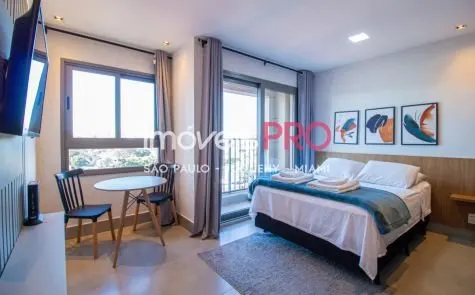 Studio à venda com 1 quarto e 24 m² em Campo Belo, São Paulo — foto 1 (Ref. IP35021)