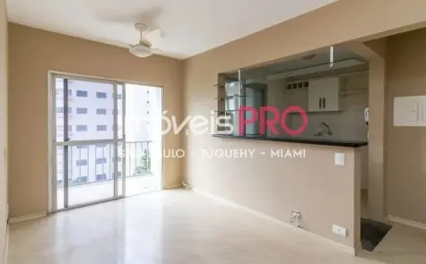 Apartamento à venda com 1 quarto e 45 m² em Moema, São Paulo — foto 1 (Ref. IP38708)