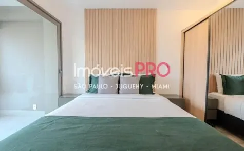 Apartamento à venda com 1 quarto e 30 m² em Moema, São Paulo — foto 1 (Ref. IP40457)