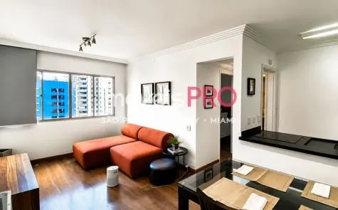 Apartamento para alugar com 1 quarto e 43 m², R$ 4.550/mês em Moema, São Paulo — foto 1 (Ref. IP4864)